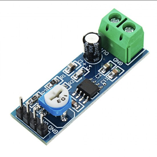 LM386 Audio Amplifier Module 200 Times Input 10K Adjustable Resistance