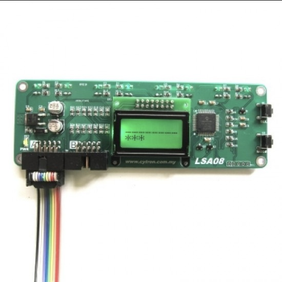 Auto Calibrating Colour Line Sensor - LSA08 Cytron