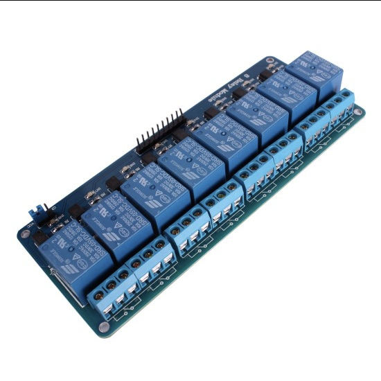 12V 10A 8-Channel OptoCoupler Relay Board Module