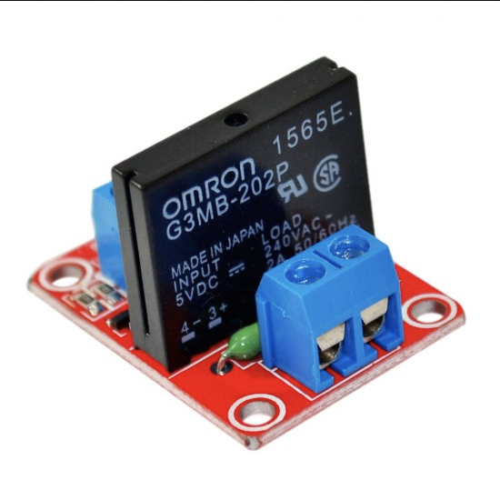5V 1-Channel SSR Solid State Relay Module 240V 2A Output with Resistive Fuse