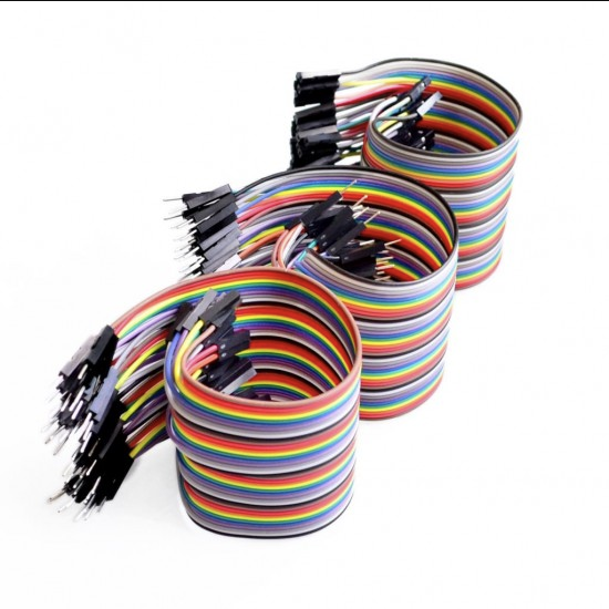 20CM 40 Pin Male-Male, Male-Female, Female-Female Cable Combo