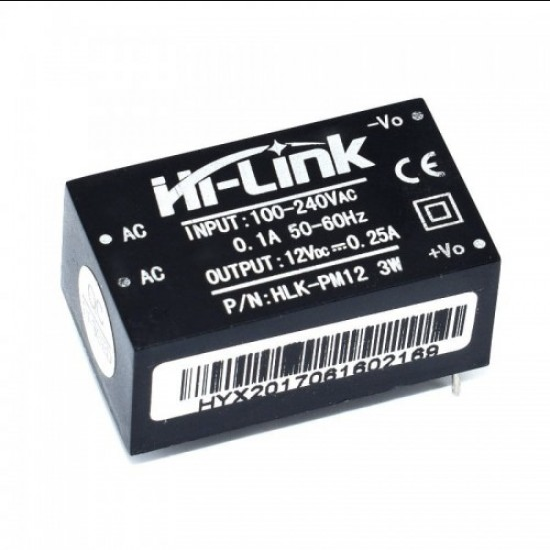 Hi-Link AC-DC Power Module HLK-PM12 230V to 12V /3W