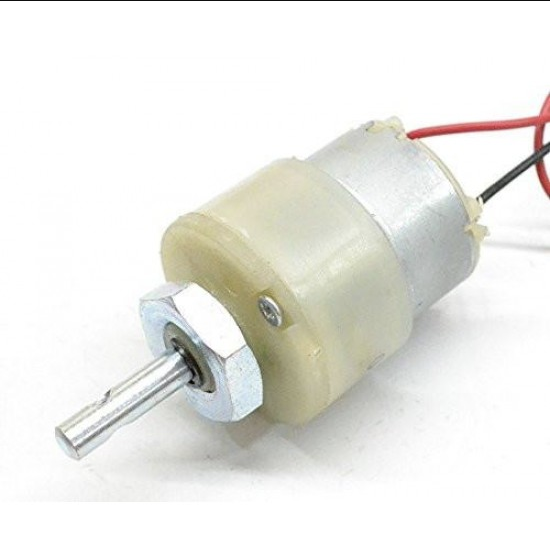 100 RPM 12V Center Shaft DC Gear Motor