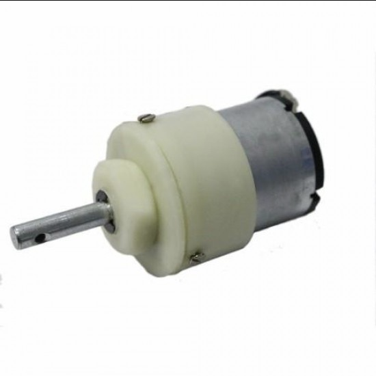 200 RPM 12V Center Shaft DC Gear Motor