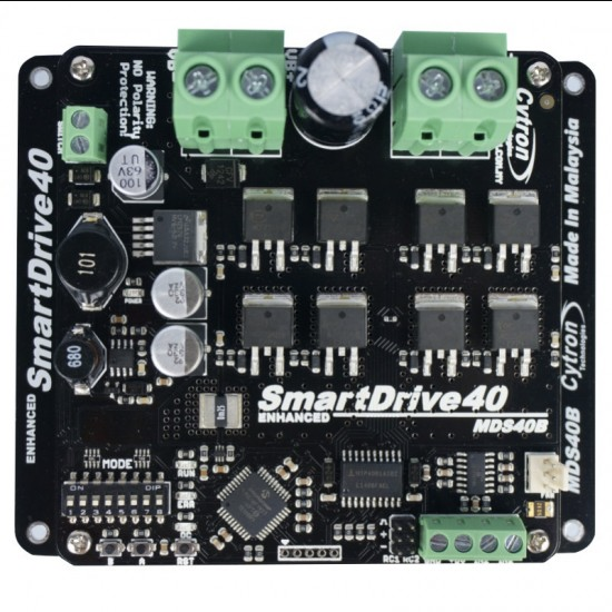 Cytron SmartDrive MDS40B 40Amp Enhanced DC Motor Driver (Peak 80Amp)
