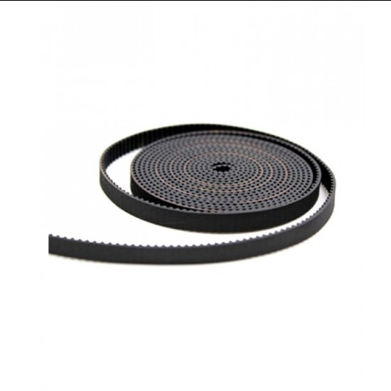 10M GT2 6mm Width Open Timing Belt Black For 3D Printer