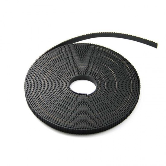 Open Ended GT2 Timing Belt 6mm width Black