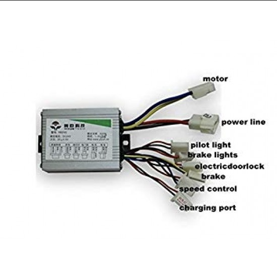 Motor Controller for 36V 600W MY1020, DIY Electric Bicycle Kit