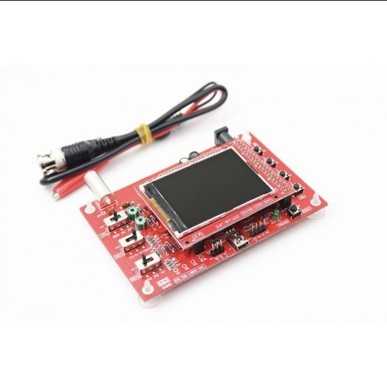 DSO138 2.4″ TFT Handheld Pocket-size Digital Oscilloscope Kit DIY Parts Electronic Learning Set Soldered
