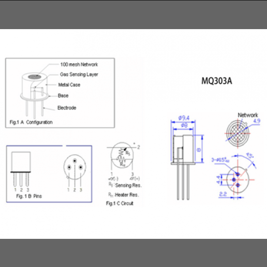 Alcohol Sensor MQ303A