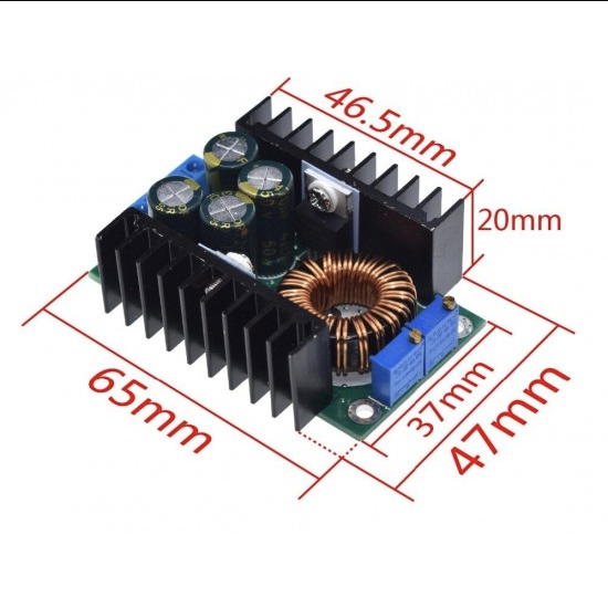 300W 12A DC-DC Buck Converter Step-Down 7-32V TO 0.8-28V Adjustable Power Supply Module