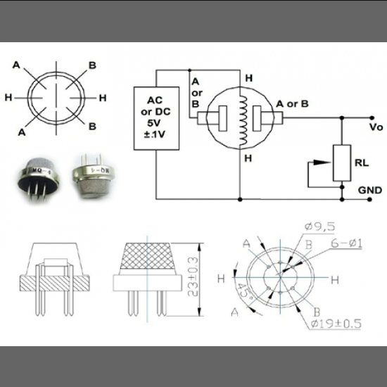 MQ4 Methane CNG Gas Sensor Module