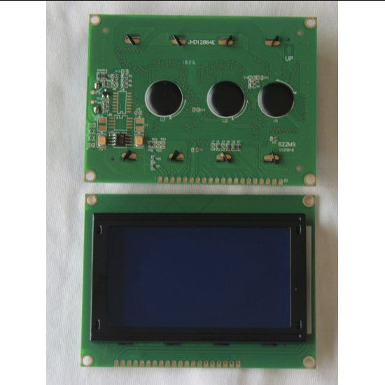 Graphic LCD Display 128x64 (Blue) - JHD Make