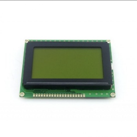 Graphic LCD Display 128x64 (Green) - JHD Make
