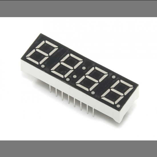4 Digit 7-Segment Display Common Anode - Red