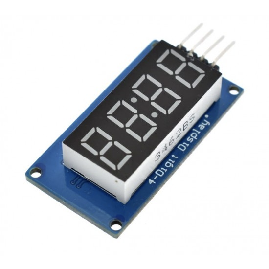TM1637 4 Bits Digital Tube LED Display Module With Clock Display for Arduino