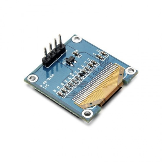 0.96 Inch 4 Pin OLED Display SPI/I2C Module - 128x64 (Blue)