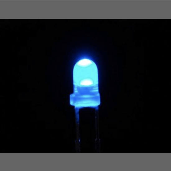 3mm Blue LED Diffused (Pack of 10)