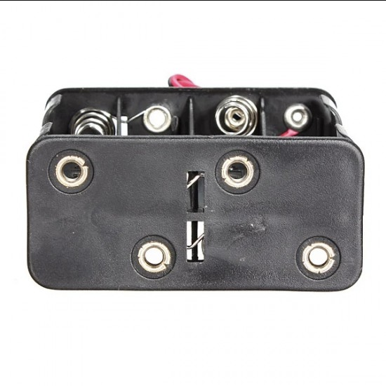 12V 8 x AA Battery Clip Slot Holder Stack Box Case