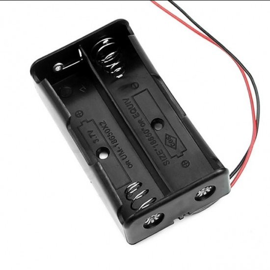 Case Holder For Battery 2 x 18650 Cell Box, without cover