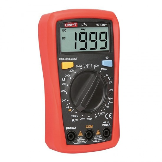 Uni-T UT33D+ Palm Size Digital Multimeter