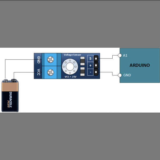 Voltage Sensor Module 25V