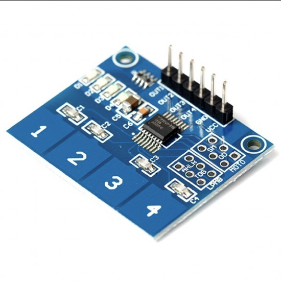 TTP224 4-Channel Capacitive Touch Switch Sensing Module